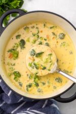 Broccoli Cheddar Soup - The Recipe Rebel [VIDEO]