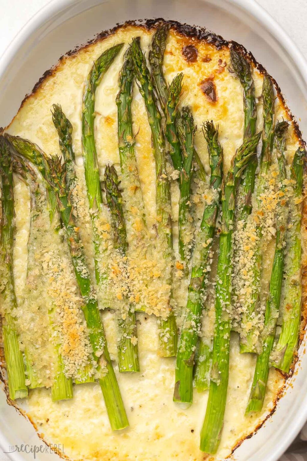 Cheesy Baked Asparagus The Recipe Rebel