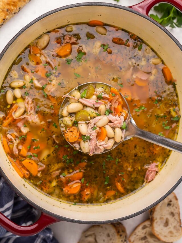 Ham and Bean Soup - The Recipe Rebel