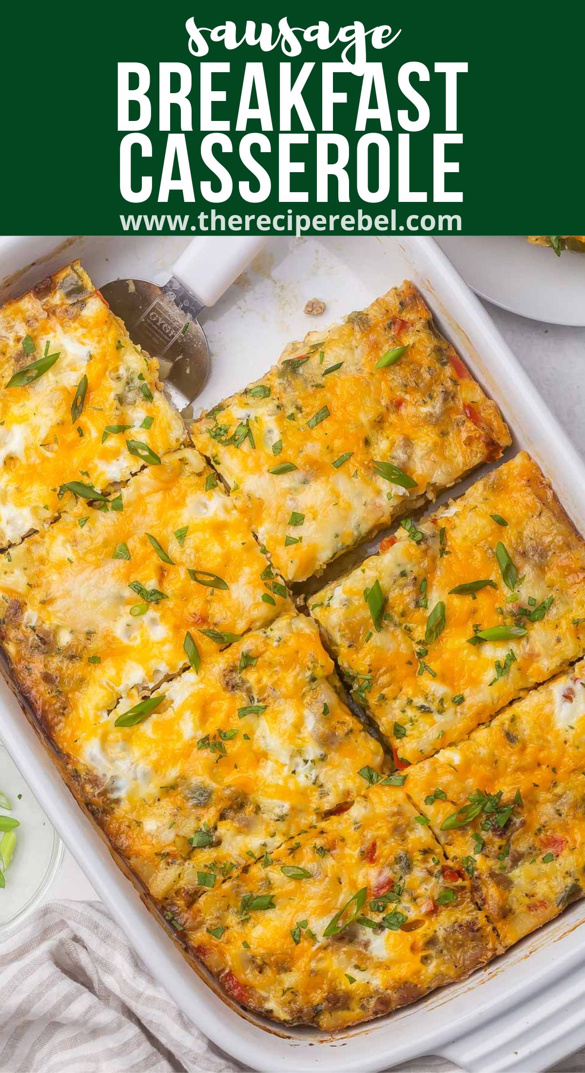 Hashbrown Breakfast Casserole - The Recipe Rebel [VIDEO]