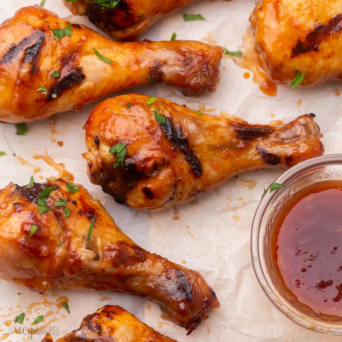 Maple Glazed Chicken Drumsticks - The Recipe Rebel