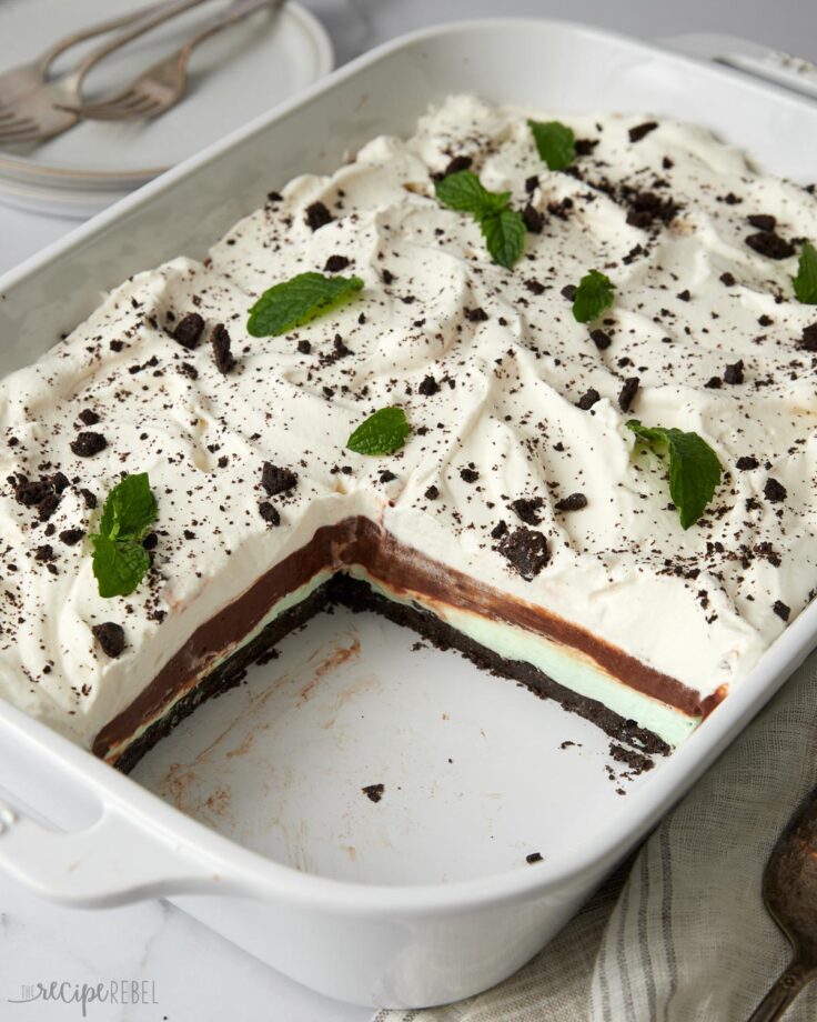 Mint Chocolate Lasagna The Recipe Rebel