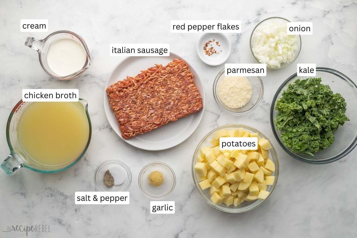 slow cooker zuppa toscana ingredients needed.