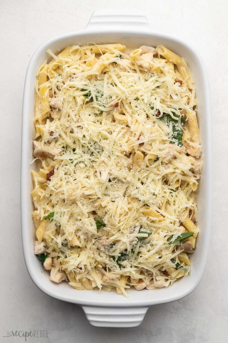 Tuscan Chicken Pasta Bake  VIDEO  - 5