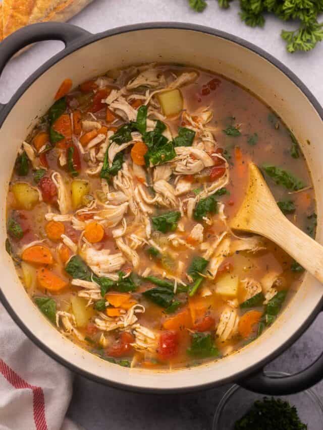 Chicken Vegetable Soup - The Recipe Rebel