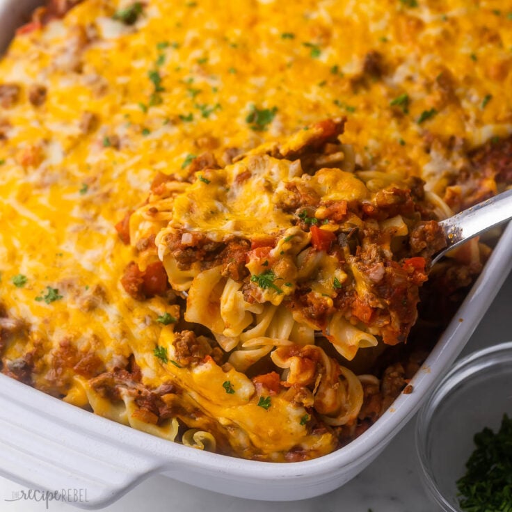 The BEST Ground Beef Casserole recipe - The Recipe Rebel
