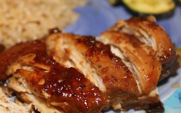 crockpot honey bourbon chicken persnickety plates.