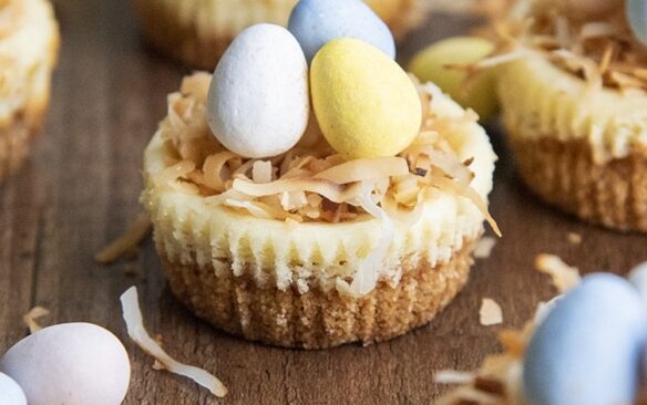 like mother like daughter mini egg cheesecakes.