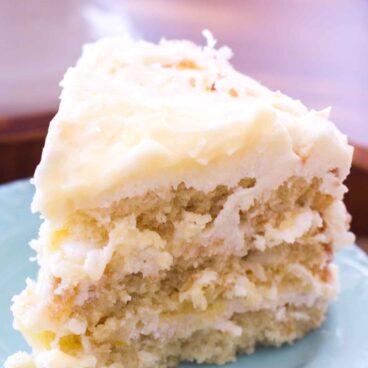 lemon coconut cake a latte food.