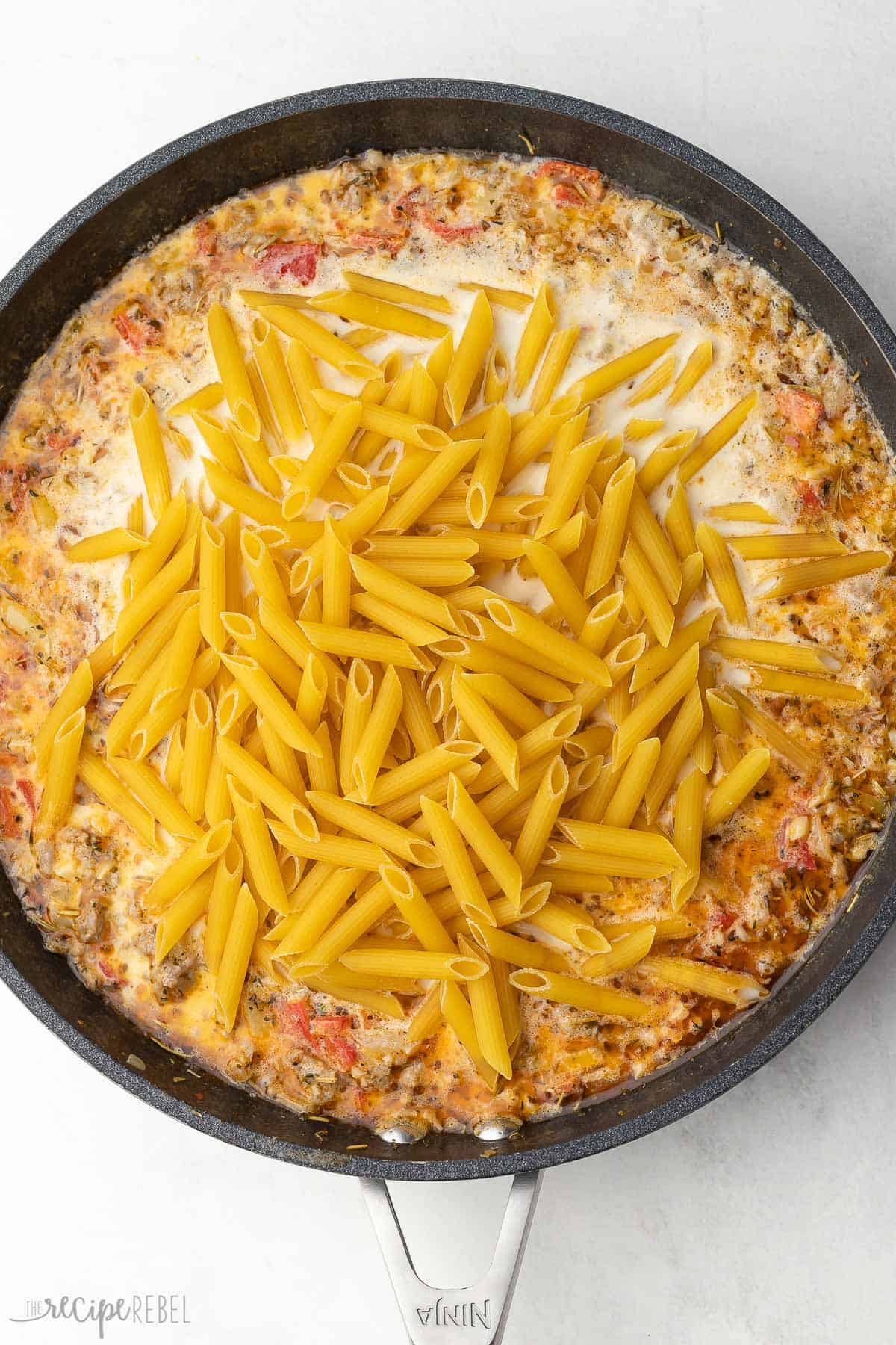 Creamy Italian Sausage Pasta [VIDEO] - The Recipe Rebel