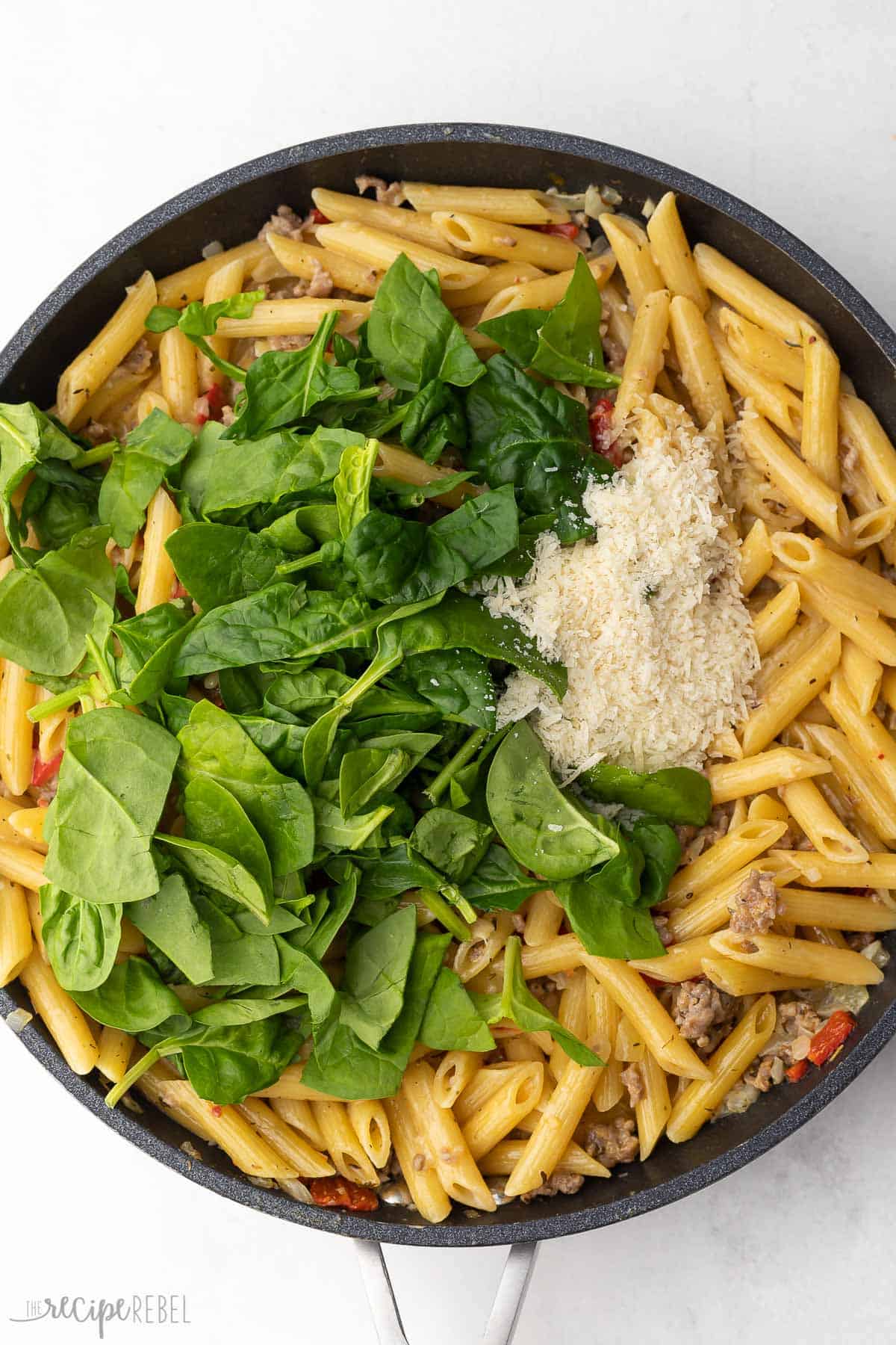 Creamy Italian Sausage Pasta [VIDEO] - The Recipe Rebel