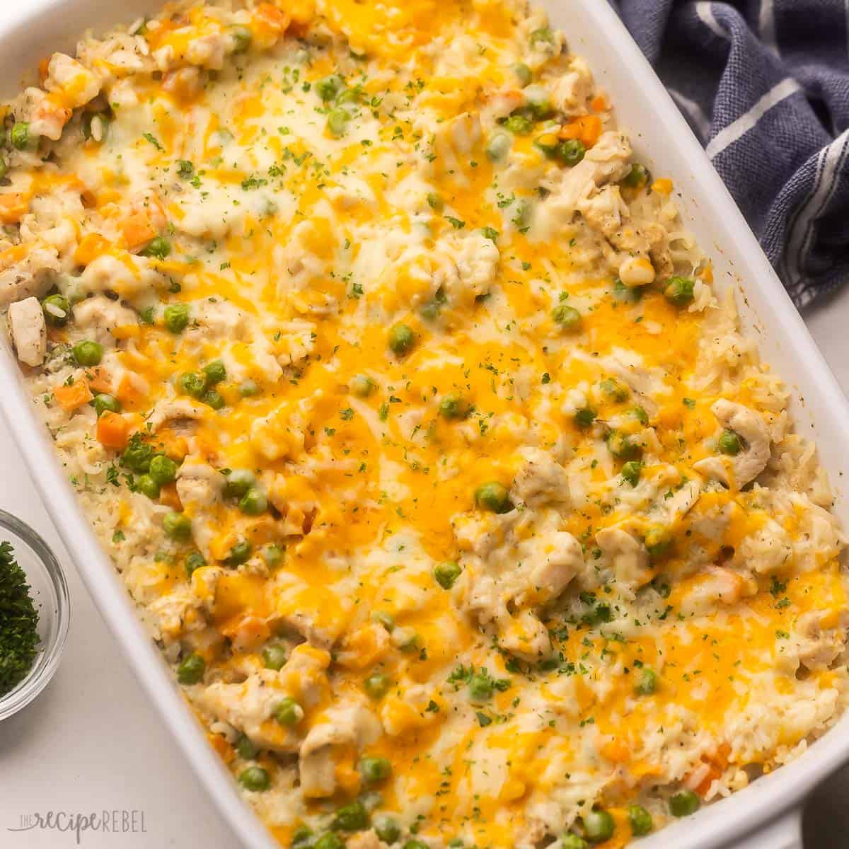 Cheesy Chicken and Rice Casserole-image