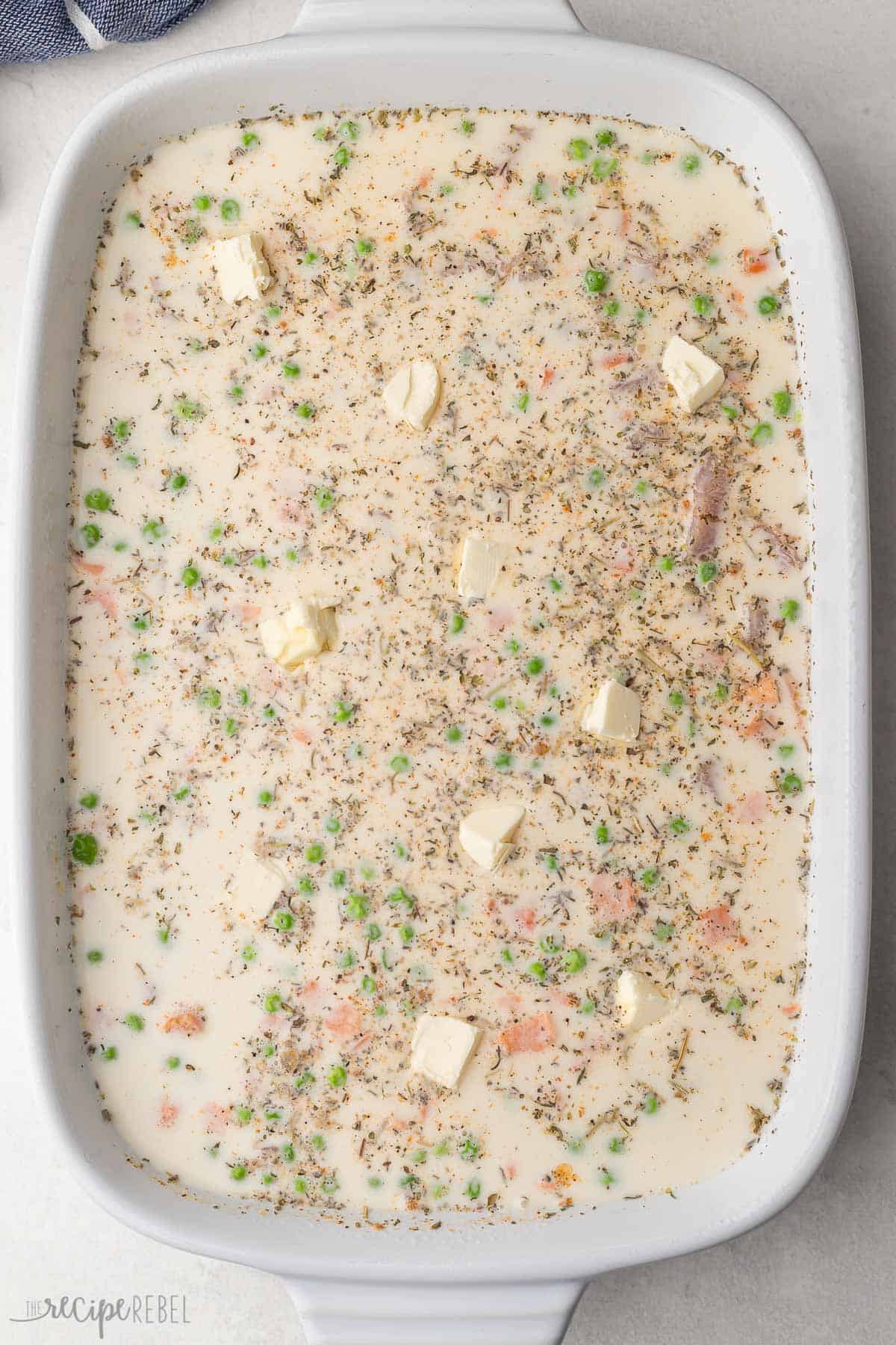 Cheesy Chicken and Rice Casserole - The Recipe Rebel [VIDEO]