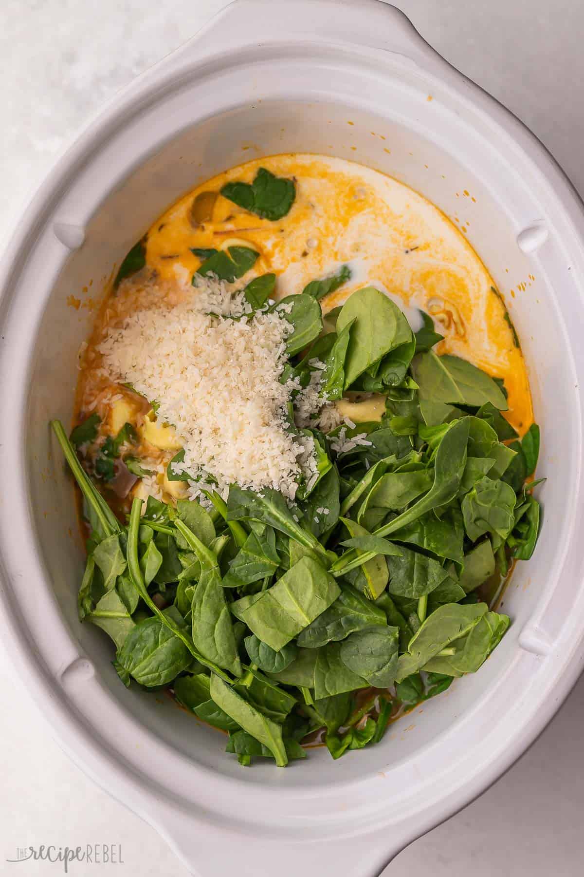 Creamy Crockpot Tortellini Soup The Recipe Rebel VIDEO creamy-crockpot-tortellini-soup-the-recipe-rebel-video