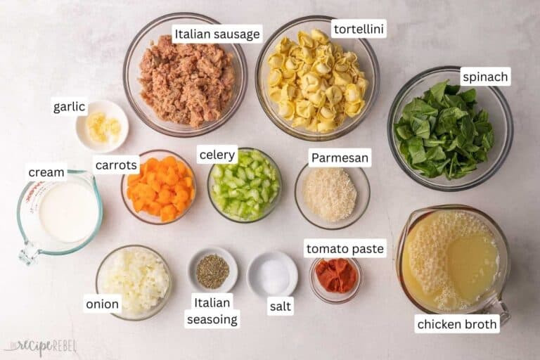 Creamy Crockpot Tortellini Soup The Recipe Rebel VIDEO easy-slow-cooker-recipes-the-recipe-rebel