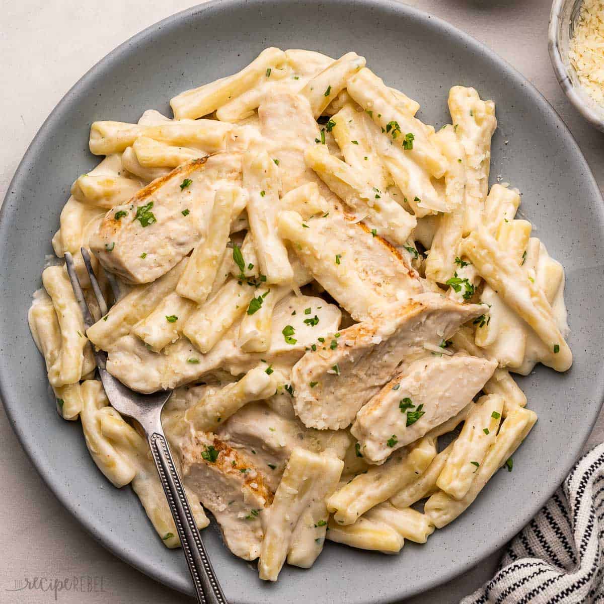 Garlic Parmesan Chicken Pasta-image