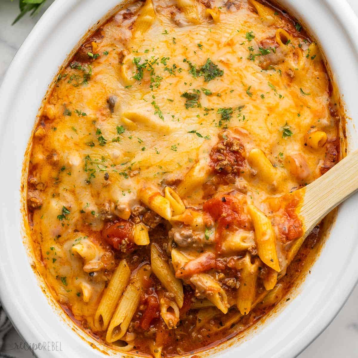 Slow Cooker Baked Ziti