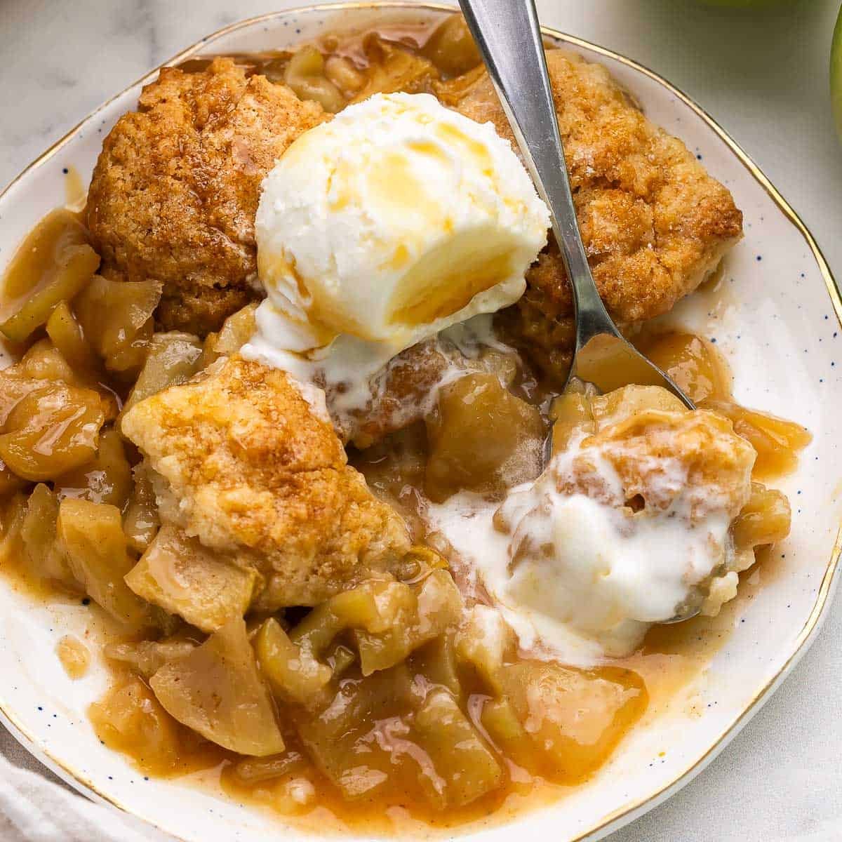 Caramel Apple Cobbler-image