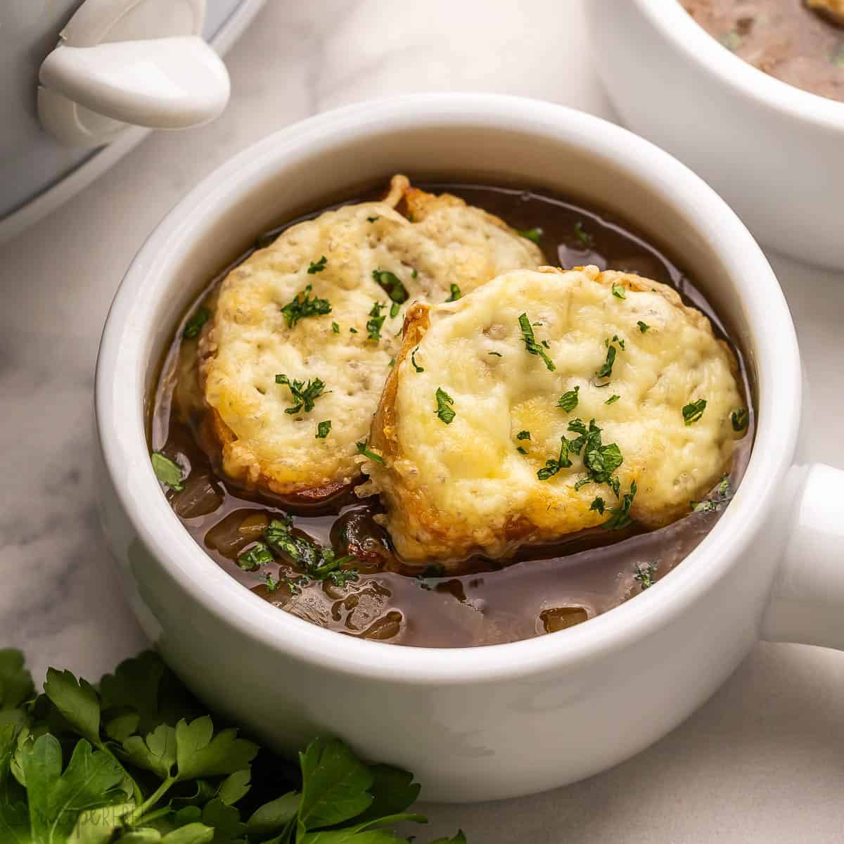 Slow Cooker French Onion Soup The Recipe Rebel