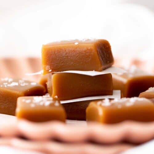 easy microwave caramels from a latte food.